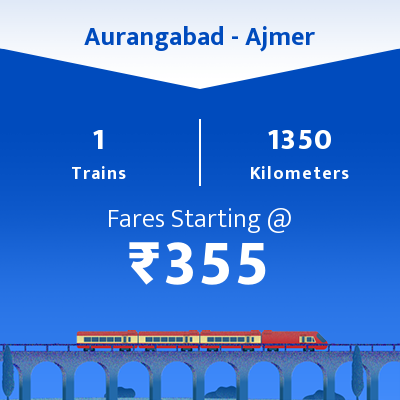 Aurangabad To Ajmer Trains